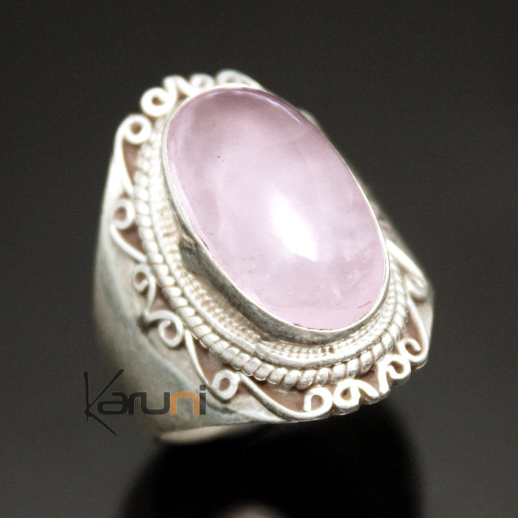 Bijoux Ethniques Indiens Bague Chevalière en Argent Pierre Quartz ... Bijoux Ethniques Indiens Bague Chevalière en Argent Pierre Quartz ...