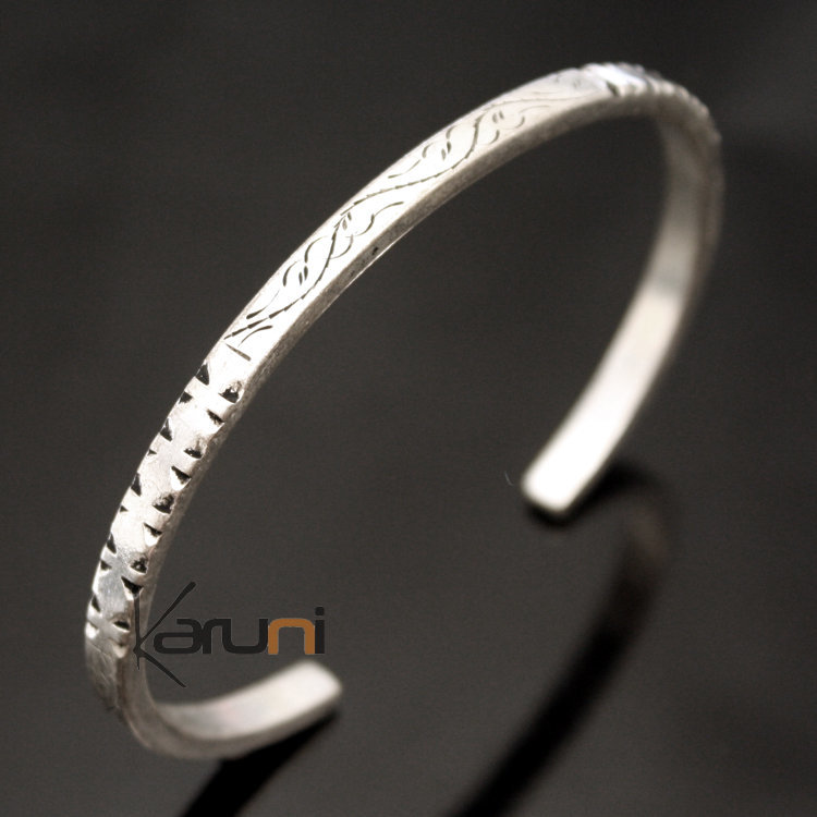 Bracelet jonc argent femme a graver
