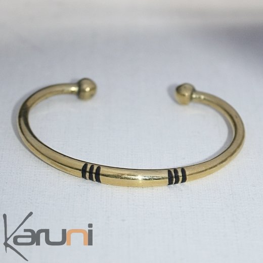 Bijoux Touareg Ethniques Bracelet en bronze 02 - KARUNI