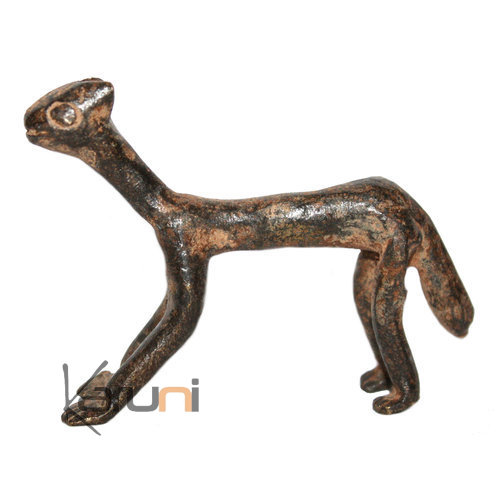 Art Dogon Bronze Animal Panthre Sculpture Africain Mali Dcoration ethnique Afrique 01