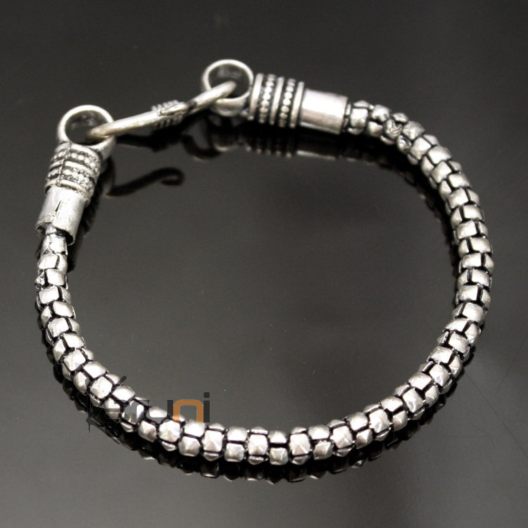 Bijoux Ethniques Indiens Bracelet Chaîne en Alliage Argent Mix DM17