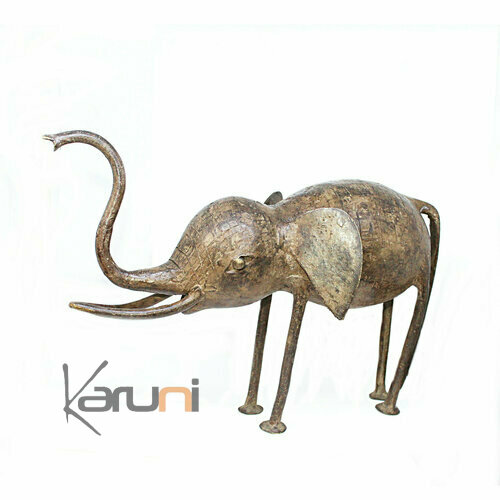 Art Dogon Bronze grand elephant