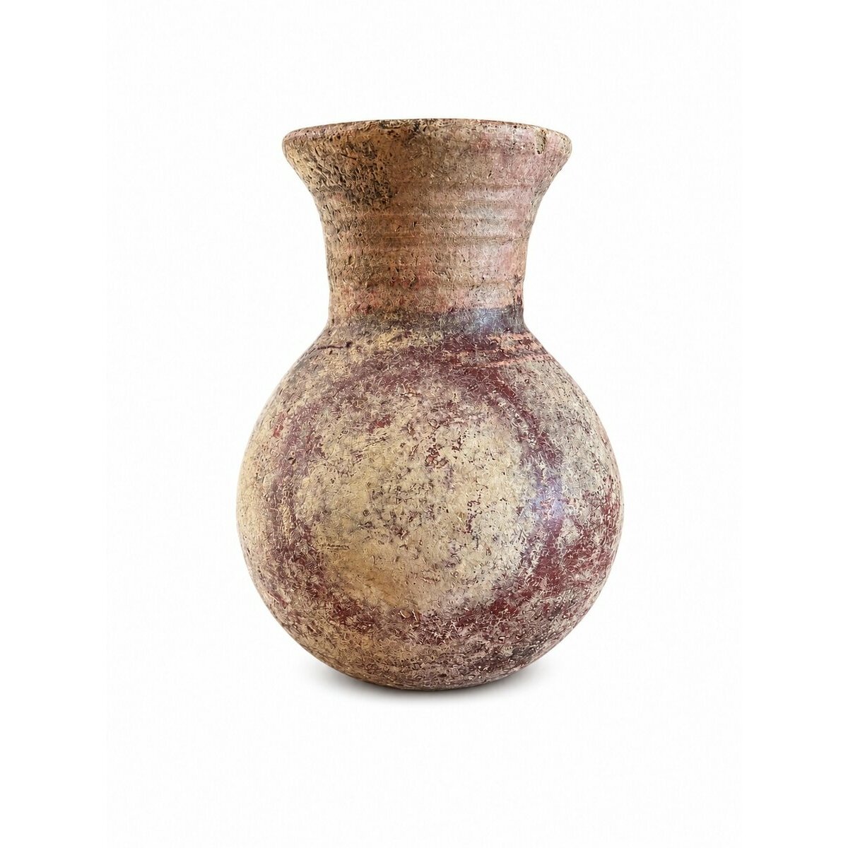 Poterie Ancienne Mali � Vase Terre Cuite Patin&eacute;e D&eacute;co Ethnique Minimaliste