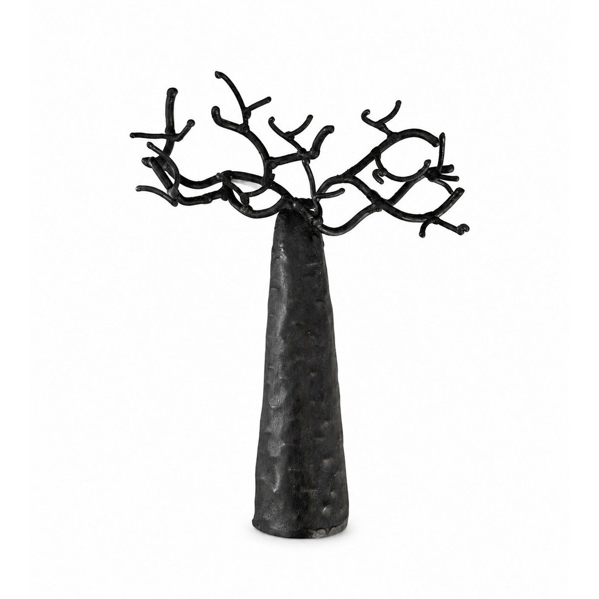Baobab Mural en M&eacute;tal � Porte-Cl&eacute;s et Porte-Bijoux Fait Main