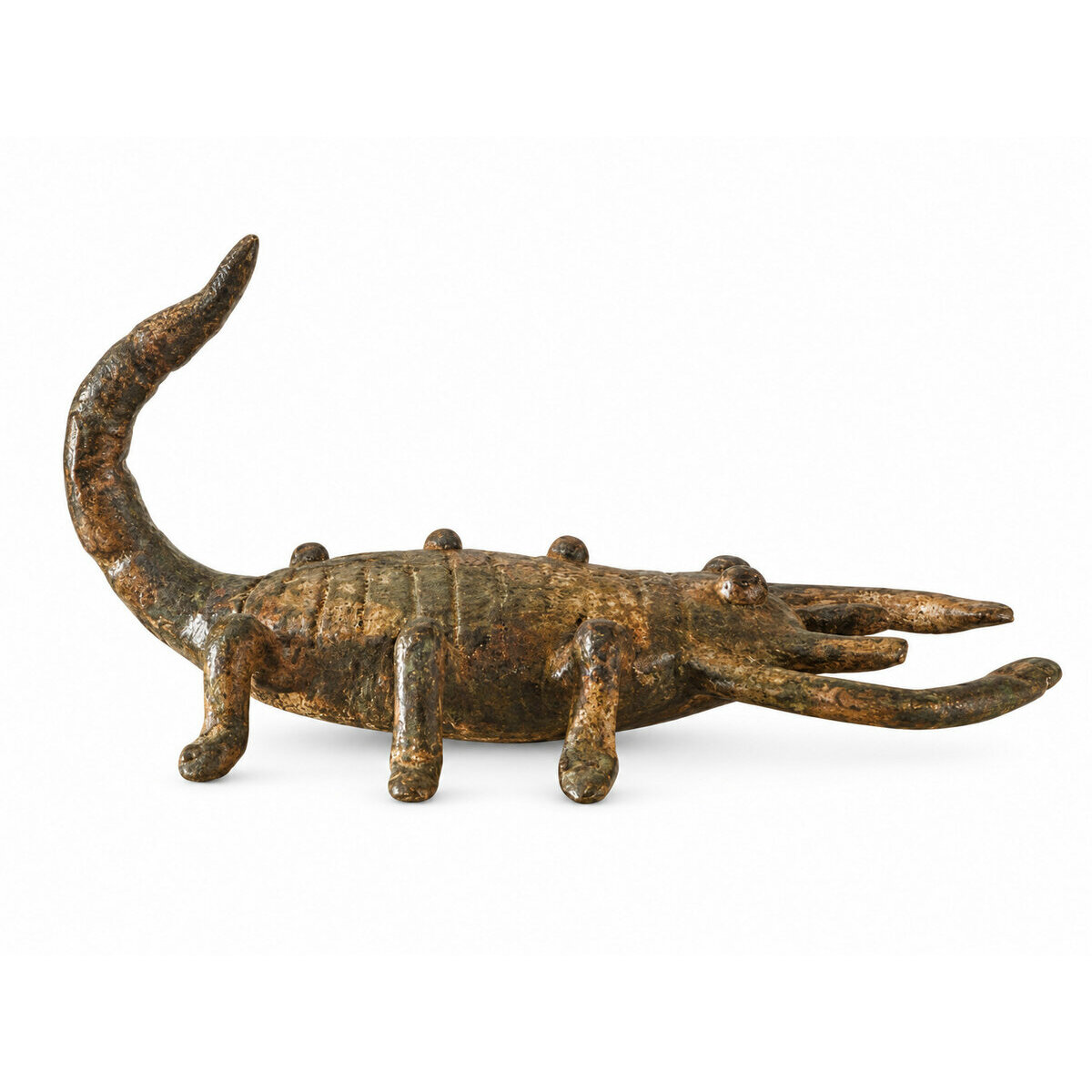 Scorpion en bronze fait main � Figurine 11 cm