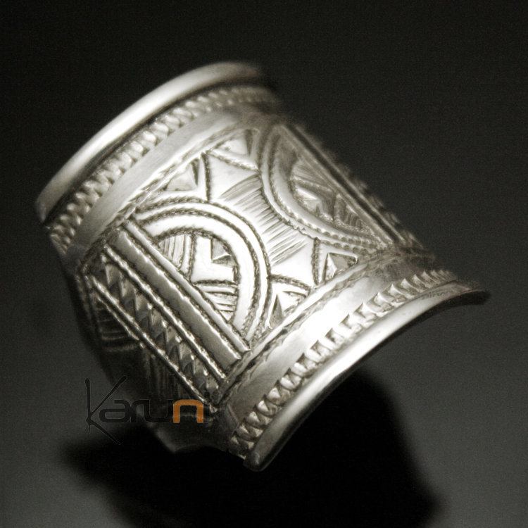 Bague Chevalière en Argent Gravée homme/femme 11