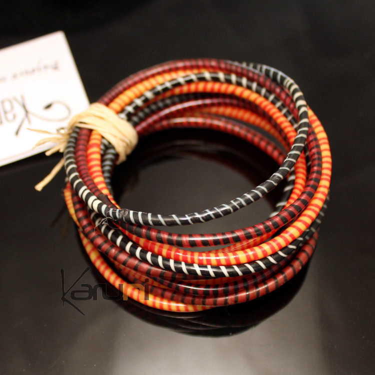 bracelet orange homme