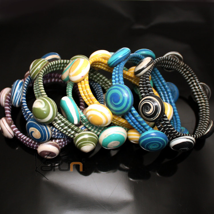 Bracelet Africain JOKKO Boutons - KARUNI