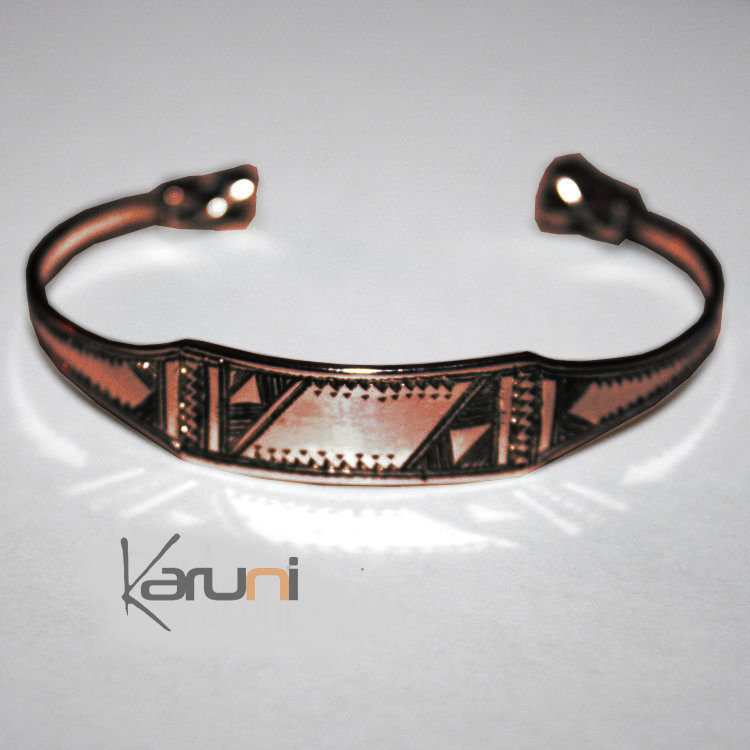 Bracelet Gourmette en Cuivre homme/femme 08