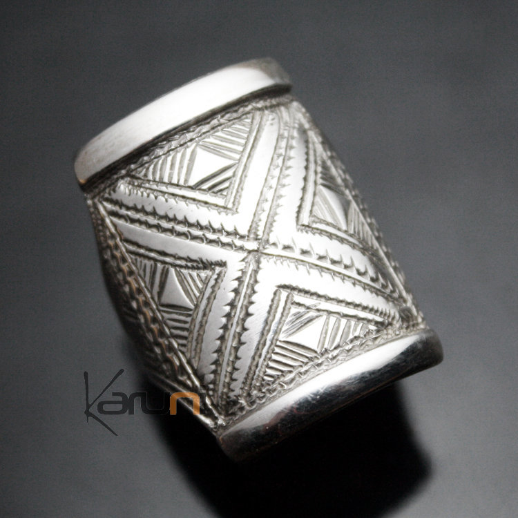 Bague Chevalière en Argent Gravée homme/femme 21