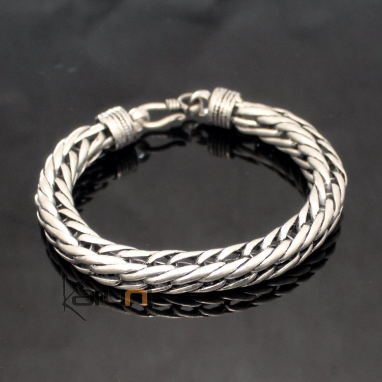 Bijoux Ethniques Indiens Bracelet Chaîne en Alliage Argent Mix DM20