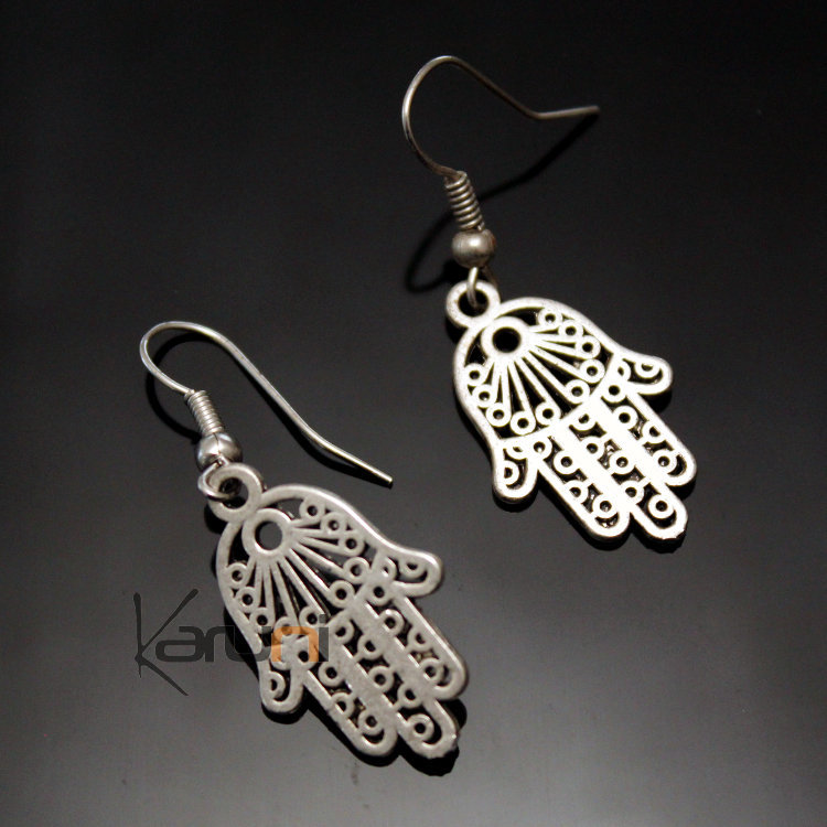 Boucles d'oreilles 61 Maroc Petite Main de Fatma Filigranes