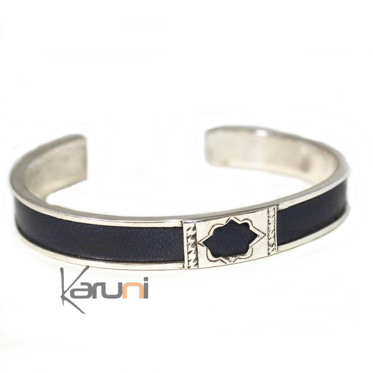 Bracelet Argent Cuir 3041