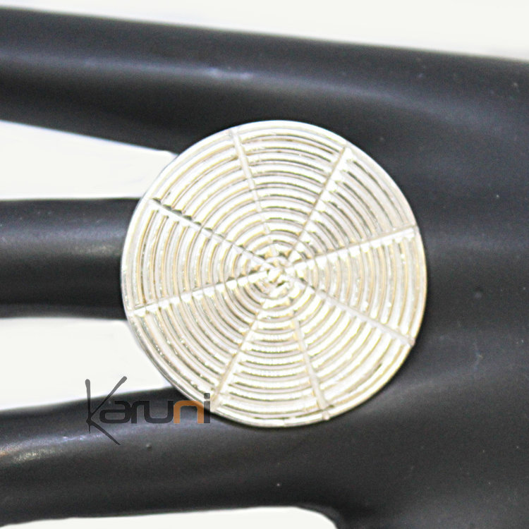 Bague Exception argent massif grand round 1151