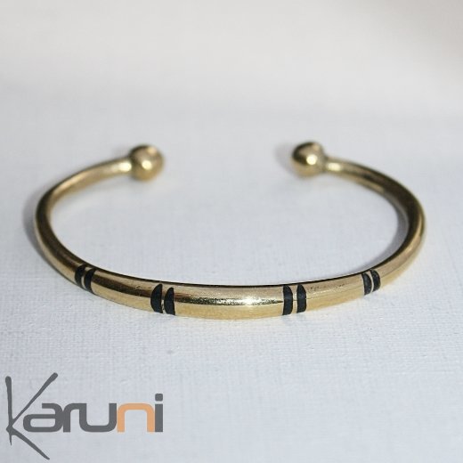Bijoux Touareg Ethniques Bracelet en bronze 03 - KARUNI