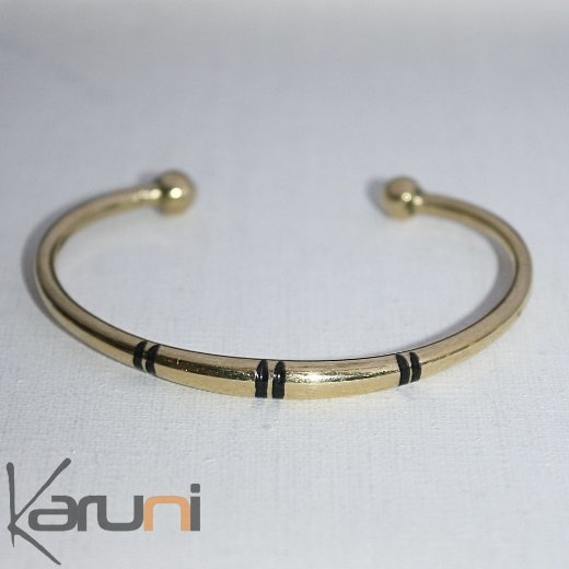 Bijoux Touareg Ethniques Bracelet en bronze 07 - KARUNI