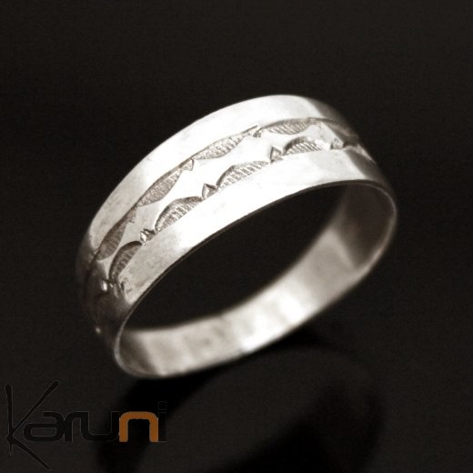 Bague gravé homme hotsell