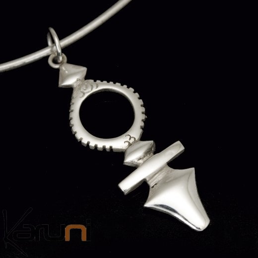 Collier Pendentif en Argent Croix du sud Zinder - KARUNI