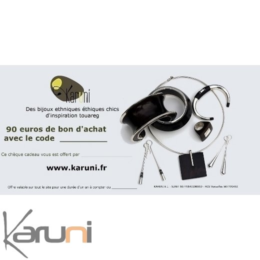 Chèque Cadeau de 90 euros
