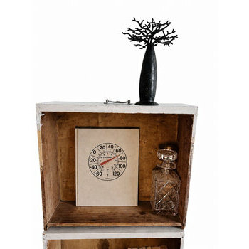 Baobab Métal Recyclé – Arbre à Bijoux Artisanal Madagascar