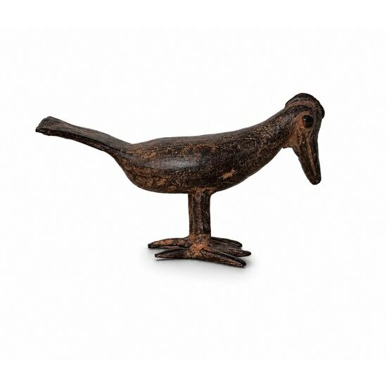 Pintade Bronze Dogon – Sculpture Africaine Artisanale Déco Nature Sculpture artisanale africaine