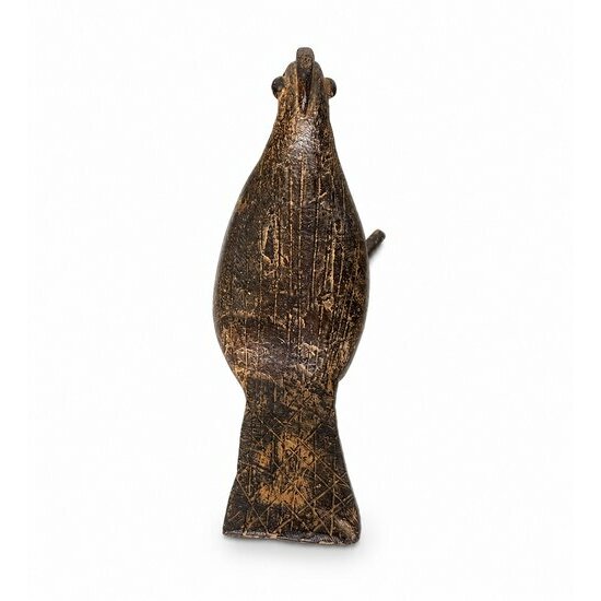 Pintade Bronze Dogon – Sculpture Africaine Artisanale Déco Nature Sculpture artisanale africaine