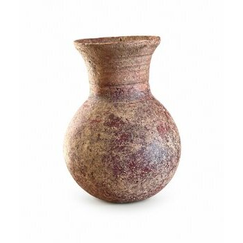 Poterie Ancienne Mali – Vase Terre Cuite Patinée Déco Ethnique Minimaliste Objet ethnique vintage du Mali fait main