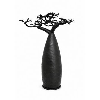 Baobab Métal Fait Main – Porte Bijoux Arbre de Vie – Sculpture Métal Artisanale Madagascar 37 cm Arbre de Vie Baobab Métal – Porte Bijoux Design – Artisanat de Madagascar – Décoration Africaine
