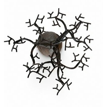 Baobab Métal Fait Main – Porte Bijoux Arbre de Vie – Sculpture Métal Artisanale Madagascar 37 cm Détail Branches Baobab Métal Fait Main – Sculpture Artisanale Africaine – Porte Bijoux Original