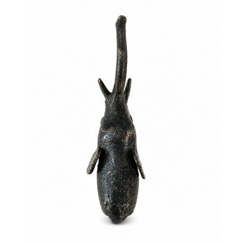 Éléphant en Bronze Patiné – Sculpture Africaine Artisanale 14 cm Sculpture elephant