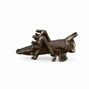 Sauterelle en Bronze Patiné – Sculpture Insecte Artisanale Figurine Insecte en Bronze – Sauterelle Décorative Objet de Collection