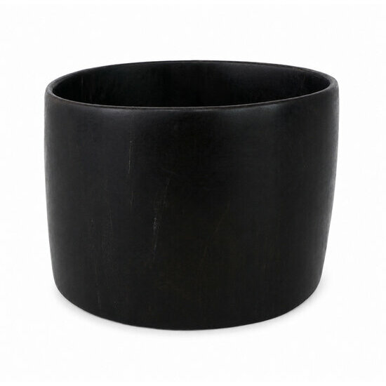 Manchette Haute en Ébène Massif – Bracelet Architectural Fait Main Bracelet Large en Ébène Massif – Manchette Minimaliste Fait Main