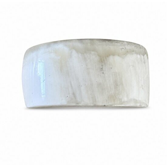 Bracelet Manchette en Corne Naturelle Blanche – Bijou Sculpté Fait Main