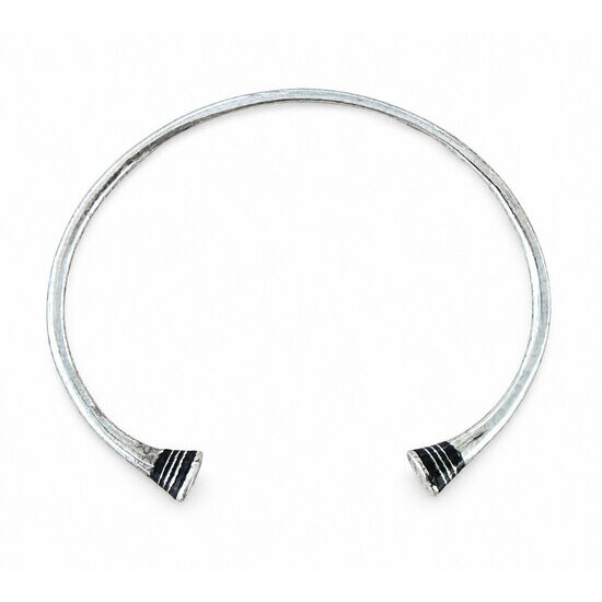 Bracelet Fin Argent 925 – Jonc Minimaliste Unisexe Gravé Main Bracelet Argent 925 Homme Femme – Jonc Fin Réglable et Artisanal