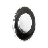 Bague touareg argent bne ovale miroir b