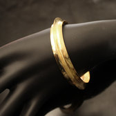 Bijoux Ethniques Africains Bracelet Peul Fulani Mali 01 Bronze Dor Feuille Traditionnel b