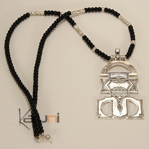 Collier touareg en argent Cl de Voile - ethnique b