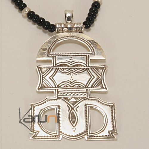 Collier touareg en argent Cl de Voile - ethnique a
