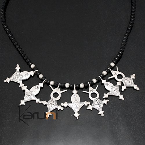 Collier Touareg Croix du Sud du Niger en Argent 52