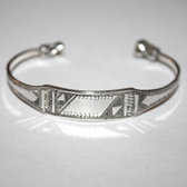 Bijoux Touareg ethniques Bracelet Gourmette en argent homme/femme 05 Large