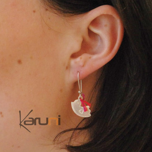 Ombre Claire Bijoux Boucles d'Oreilles en Argent Oiseau Colombe Ethniques Design Touareg b