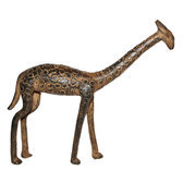 Art Dogon Bronze Animal Girafe Sculpture Africain Mali Dcoration ethnique Afrique 01