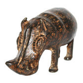 Art Dogon Bronze Animal Phacochère Sculpture Africain Mali Décoration ethnique Afrique 01 b