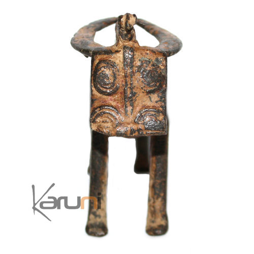 Art Dogon Bronze Animal Buffle Sculpture Africain Mali Décoration ethnique Afrique c