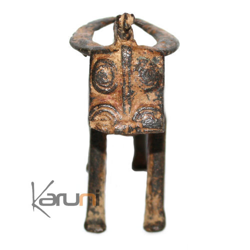 Art Dogon Bronze Animal Buffle Sculpture Africain Mali Dcoration ethnique Afrique c