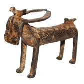 Art Dogon Bronze Animal Buffle Sculpture Africain Mali Dcoration ethnique Afrique