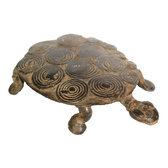 Art Dogon Bronze Animal Tortue Sculpture Africain Mali Dcoration ethnique Afrique Plate 9 cm b
