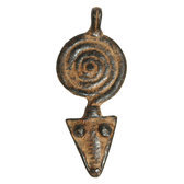 Art Dogon Africain Bronze Pendentif Amulette Sculpture Mali Dcoration ethnique Afrique 24 Serpent