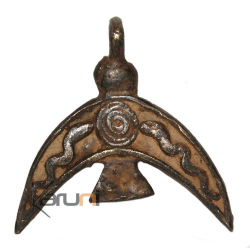Art Dogon Africain Bronze Pendentif Amulette Sculpture Mali Dcoration ethnique Afrique 20 Oiseau