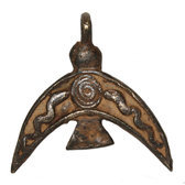 Art Dogon Africain Bronze Pendentif Amulette Sculpture Mali Dcoration ethnique Afrique 20 Oiseau